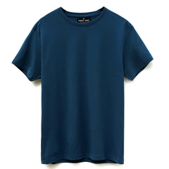 BRJ  BEDFORD // NAVY - LUX 6 OZ Organic Cotton Tee -  American Grown Supima Cotton