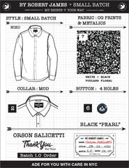 Niko // Japan Micro Floral Print - SMALL BATCH STYLE