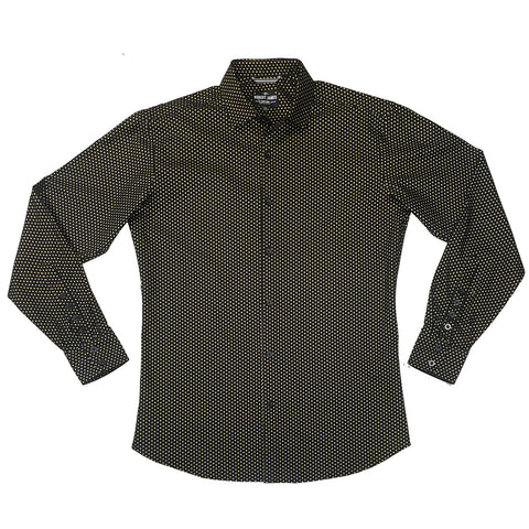 Niko  // Micro Dot Metallic e on Black- SMALL BATCH STYLE