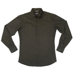 Niko  // Micro Dot Metallic e on Black- SMALL BATCH STYLE