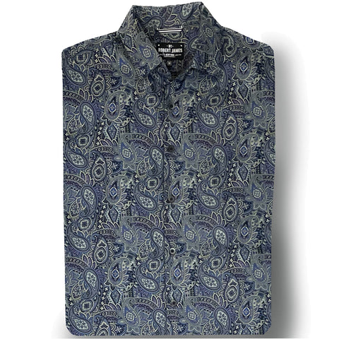 Niko - Matty  // Navy Lavender Paisley  - SMALL BATCH STYLE