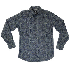 Niko - Matty  // Navy Lavender Paisley  - IN STOCK - M