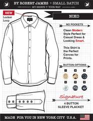 Niko  // Mega Dot White on Black- SMALL BATCH STYLE