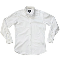 Niko  // WHITE DRESS SHIRT PIQUE  - SMALL BATCH STYLE