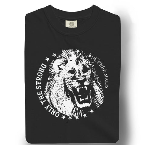ONLY THE STRONG - ORIGINAL LION Pigment Dyed Heavyweight Tee
