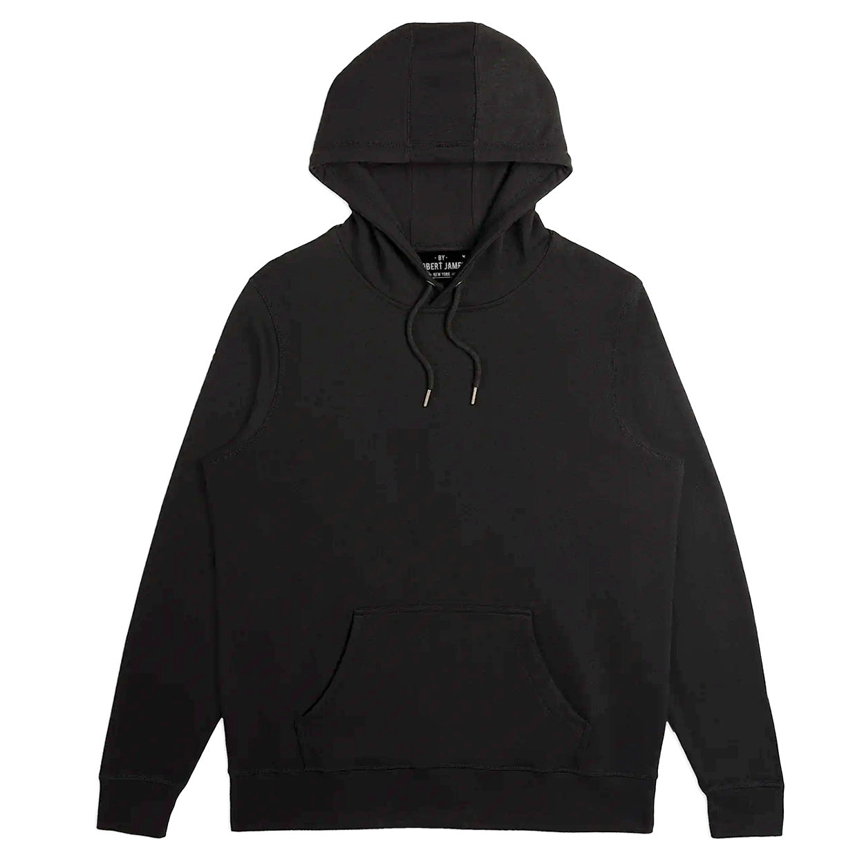 BRJ MADISON Organic Pima Hoodie Black Heavyweight Hoodie