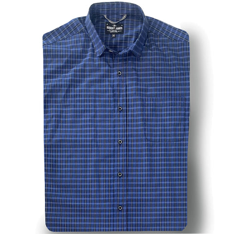Roosevelt // Navy English Tartan - IN STOCK -  L