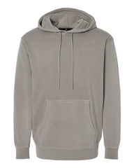 SHOVEL HEAD PIGMENT DYED PULL OVER HOODIE -  CEMENT GREY  Men's Knit T-Shirt By Robert James