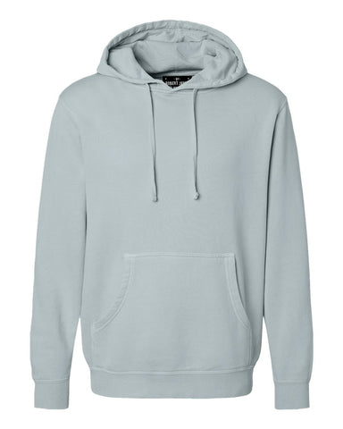 SHOVEL HEAD PIGMENT DYED PULL OVER HOODIE -  DISTILLED GREY  Men's Knit T-Shirt By Robert James