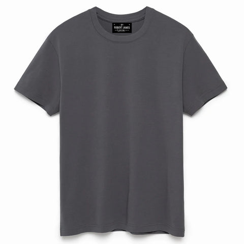 BRJ  BEDFORD // STEEL BLUE - LUX 6 OZ Organic Cotton Tee -  American Grown Supima Cotton