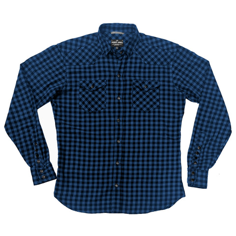 CUSTOM //- TOMMY GENE  - GINGHAM FLANNEL - SMALL BATCH - 5 COLORS