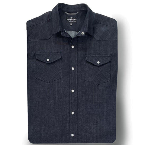 CUSTOMIZABLE // TOMMY GENE HEAVY DENIM - SMALL BATCH SHIRT