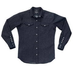 Tommy Gene // 9 oz Denim White Western Snap - SMALL BATCH SHIRTS