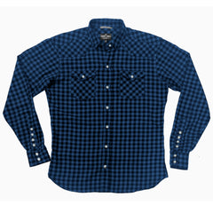 Tommy Gene // BLUE GINGHAM FLANNEL - SMALL BATCH STYLE