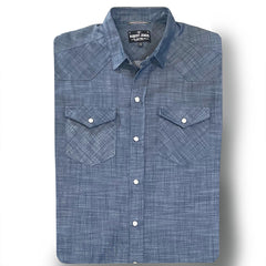 Tommy Gene // Cross Hatch Denim - SMALL BATCH SHIRTS