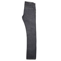 Westen Jean // BLACK INDIGO - Burn Orange Stitch -Men's Denim Jeans By Robert James