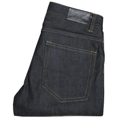 Westen Jean // BLACK INDIGO - Burn Orange Stitch -Men's Denim Jeans By Robert James