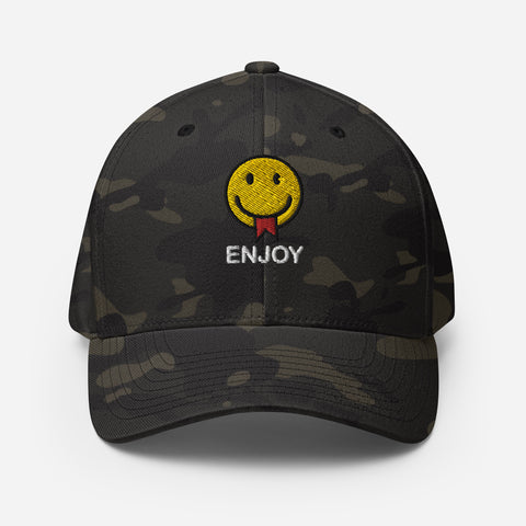 NATAS: ENJOY // Embroidery - Flex Fit Fitted Twill Cap