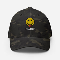 NATAS: ENJOY // Embroidery - Flex Fit Fitted Twill Cap