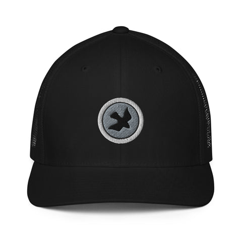DOVE // badge or Peace - Closed-Back Mesh Back Cap