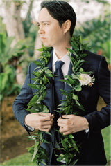 CUSTOM MADE LINEN SUIT + SHIRT- JAMES WALTON - HAWAIIAN WEDDING