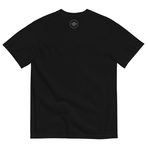 THE GRAHAM & CO STORY ENCIRCLED -Garment-dyed heavyweight t-shirt