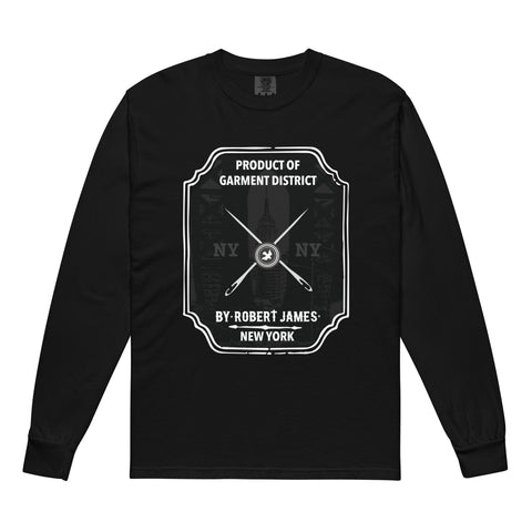 PRODUCT OF GARMENT CENTER - Garment-Dyed Heavyweight Long-Sleeve Tee