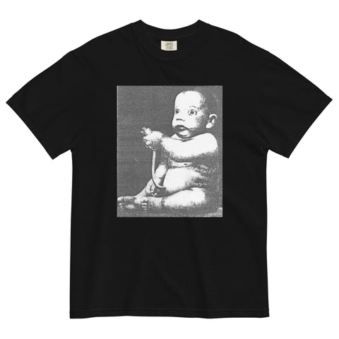PLUG IN // Garment-Dyed Heavyweight Graphic Tee
