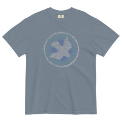 Blue Flame Dove Mosaic - Garment-Dyed Heavyweight Tee