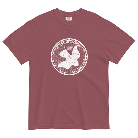 LET LOVE RULE Heavyweight Garment- Dyed heavyweighT Tee