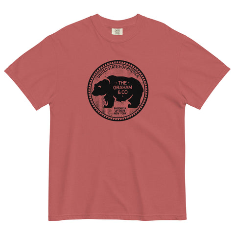 THE GRAHAM & CO BEAR NICKLE - Garment-dyed Heavyweight Tee