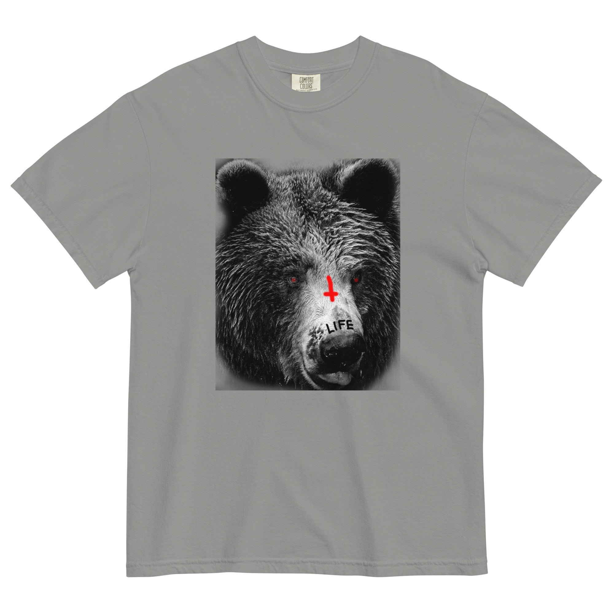 LIFE BEAR Garment-Dyed Heavyweight t-shirt