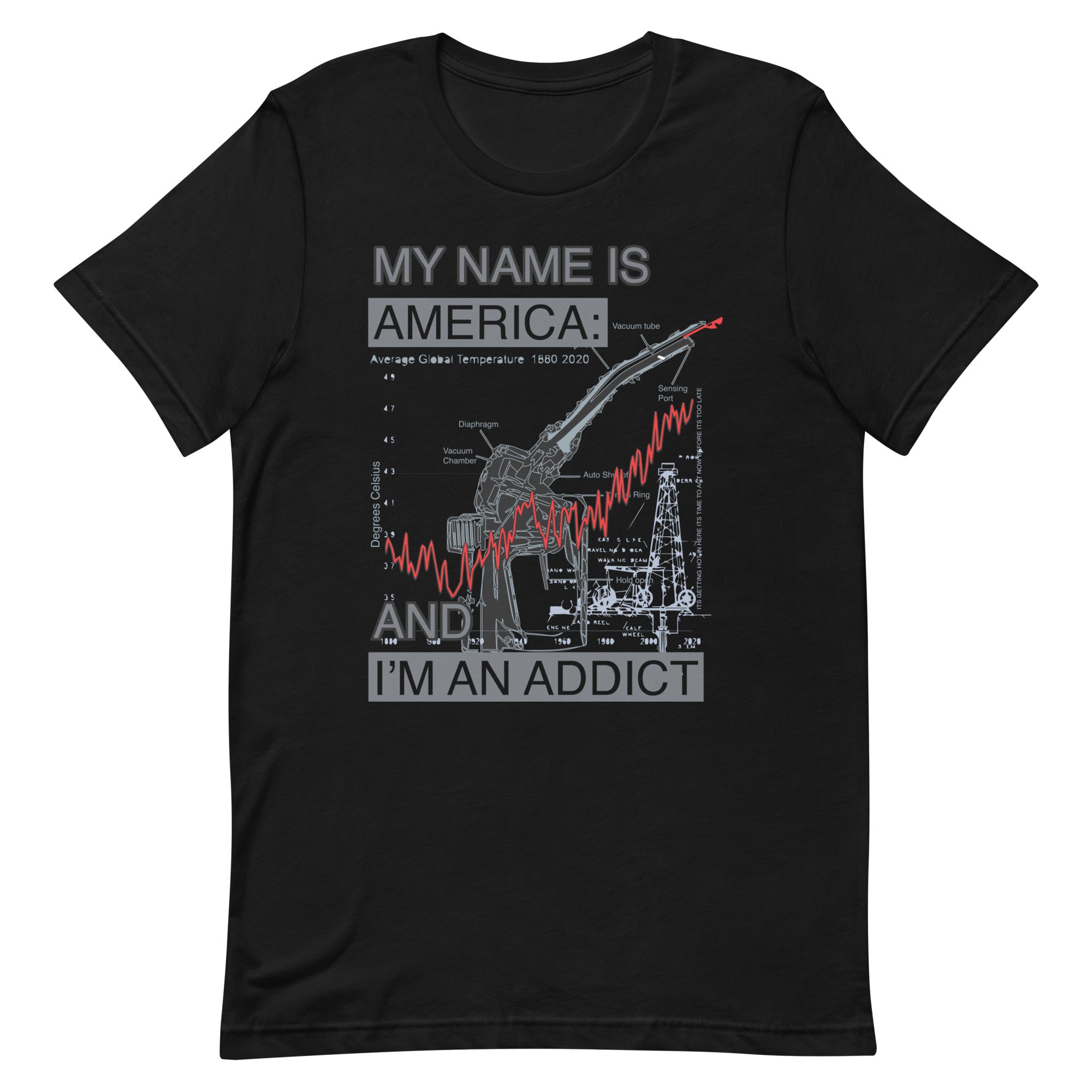MY NAME IS AMERICA -OIL BLACK