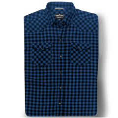 CUSTOMIZABLE //- TOMMY GENE  - GINGHAM FLANNEL - SMALL BATCH - 5 COLORS