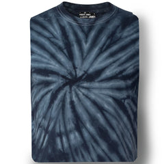 NAVY CYCLONE TIE DIE / Men's Knit T-Shirt By Robert James