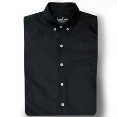 BOND 30% OFF - MOD BUTTON DOWN BLACK OXFORD CLOTH SHIRT- IN STOCK - XL