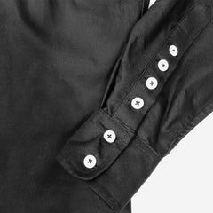 BOND 30% OFF - MOD BUTTON DOWN BLACK OXFORD CLOTH SHIRT- IN STOCK - XL