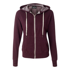 BROADWAY OXBLOOD -Full Zip Hoodie  French Terry Men's Knit By Robert James