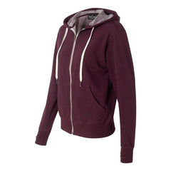 BROADWAY OXBLOOD -Full Zip Hoodie  French Terry Men's Knit By Robert James