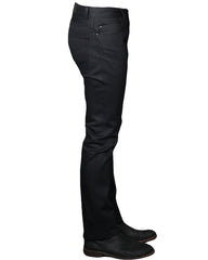 WESTERN 19 // BLACK Men's Denim Jeans By Robert James