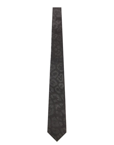 BRJ // BLACK LEOPARD TIE Men's Ties By Robert James