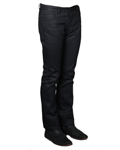 WESTERN 19 // BLACK Men's Denim Jeans By Robert James
