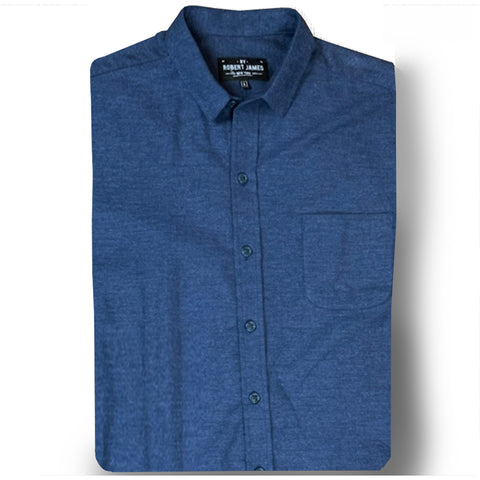 DYLAN-  NAVY FLANNEL SHIRT