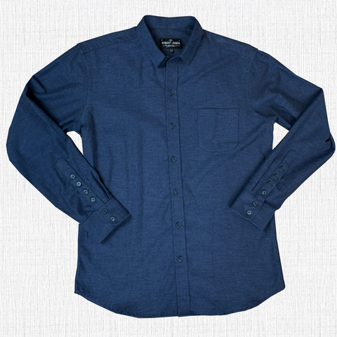 DYLAN-  NAVY FLANNEL SHIRT