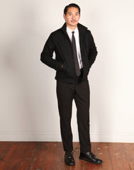 GRAND WORK JACKET // BLACK WOOL Men's Jacket By Robert James