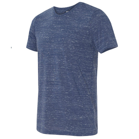 THE MAX FLECK TEE - Navy White  Marble Men's Knit T-Shirt By Robert James