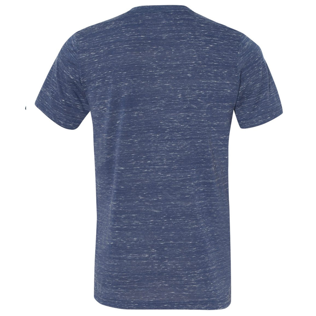 THE MAX FLECK TEE - Navy White  Marble Men's Knit T-Shirt By Robert James