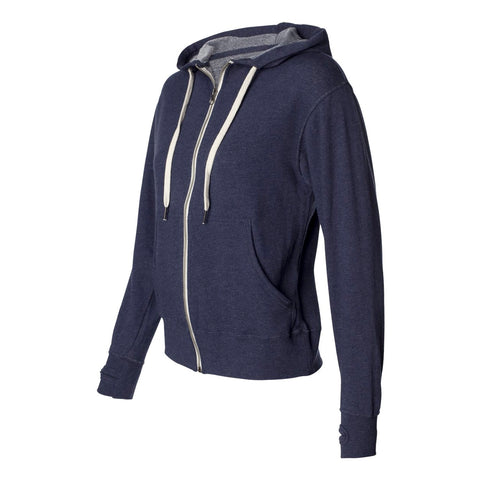 BRJ BROADWAY // MARINE -Full Zip Hoodie  French Terry Men's Knit By Robert James