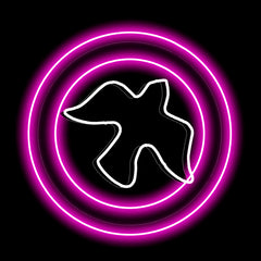 UPWARD FACING NEON DOVE / Sweatshirts