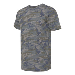 THE BOWERY ROCK N ROLL FIT TEE - Olive Navy Camo Men's Knit T-Shirt By Robert James